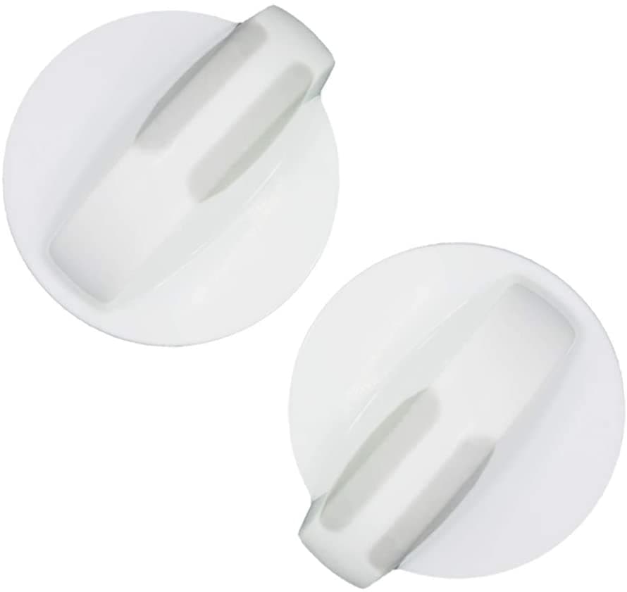 Frigidaire 134844410 (2 Pack) Washer/Dryer Selector Knob Replacement