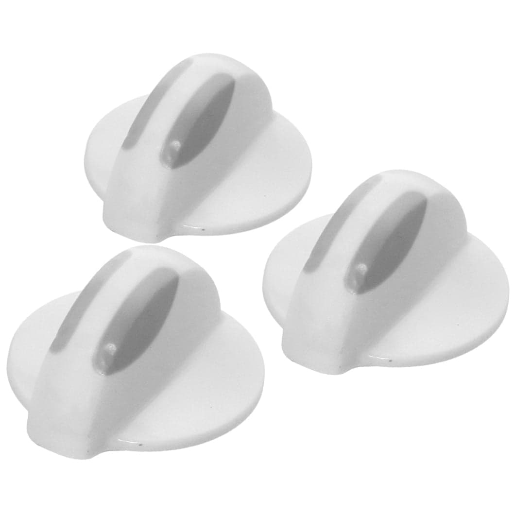 Frigidaire 134844410 (3 Pack) Washer/Dryer Selector Knob Replacement