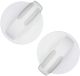 Frigidaire 134844410 (2 Pack) Washer/Dryer Selector Knob Replacement