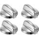 GE WB03T10284 (4 Pack) Oven & Range Burner Knob Replacement