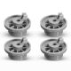 Bosch 00165314, 165314 (4 Pack) Dishwasher Lower Rack Roller Replacement